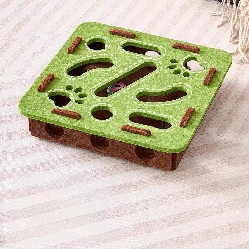 Jouet Labyrinthe Interactif pour Chat — Stimulation Mentale