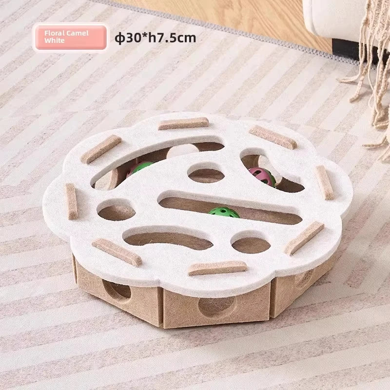 Jouet Labyrinthe Interactif pour Chat — Stimulation Mentale