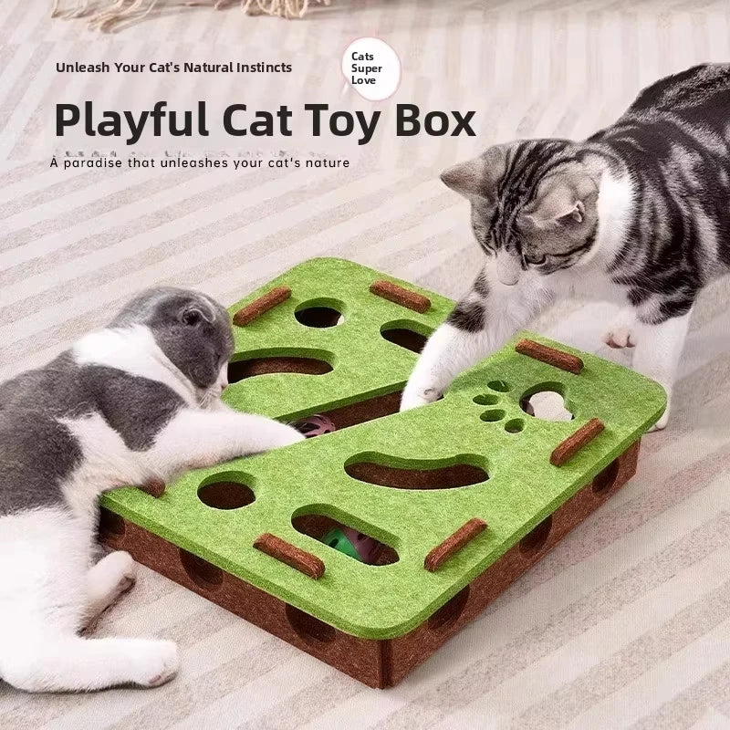 Jouet Labyrinthe Interactif pour Chat — Stimulation Mentale