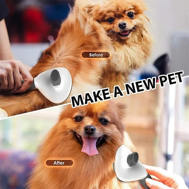 Brosse Auto-Nettoyante Premium— Chien & Chat