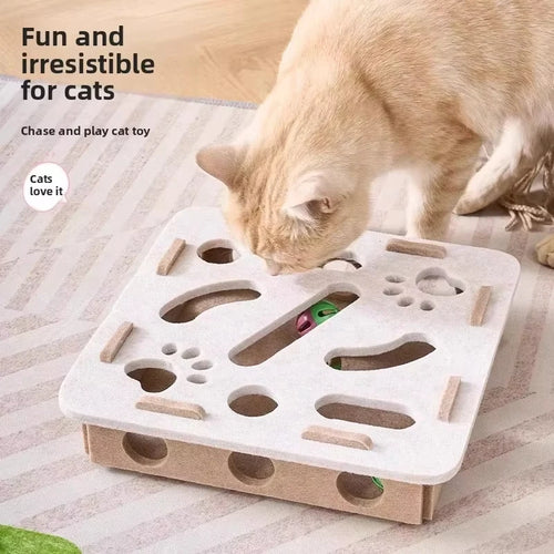 Jouet Labyrinthe Interactif pour Chat — Stimulation Mentale